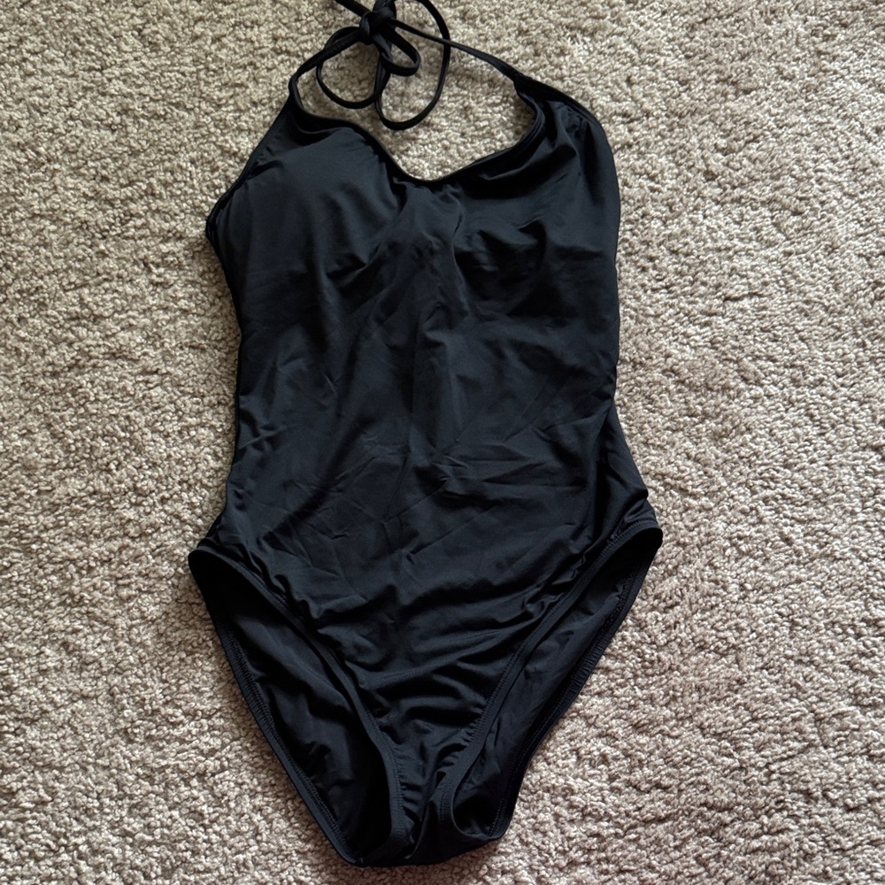 La Blanca Classic Black One-Piece Swimsuit
